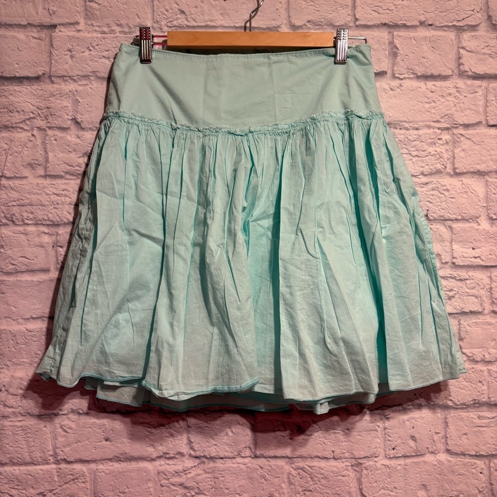 GAP Light Blue A-Line Skirt Size 6 - Picture 2 of 10
